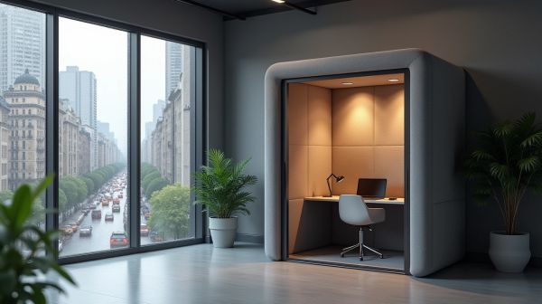 Comment une cabine acoustique améliore votre environnement de travail