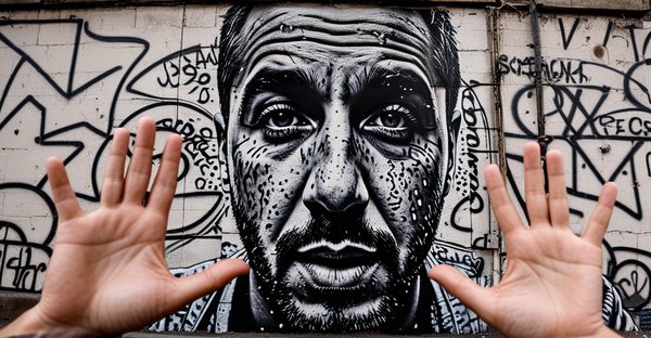 Tableau street art : la collection vibrante d'alessio cacciatore